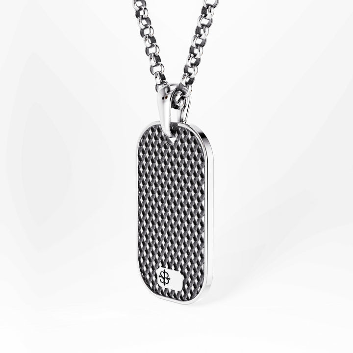 Kagutsuchi Tag in Sterling Silver