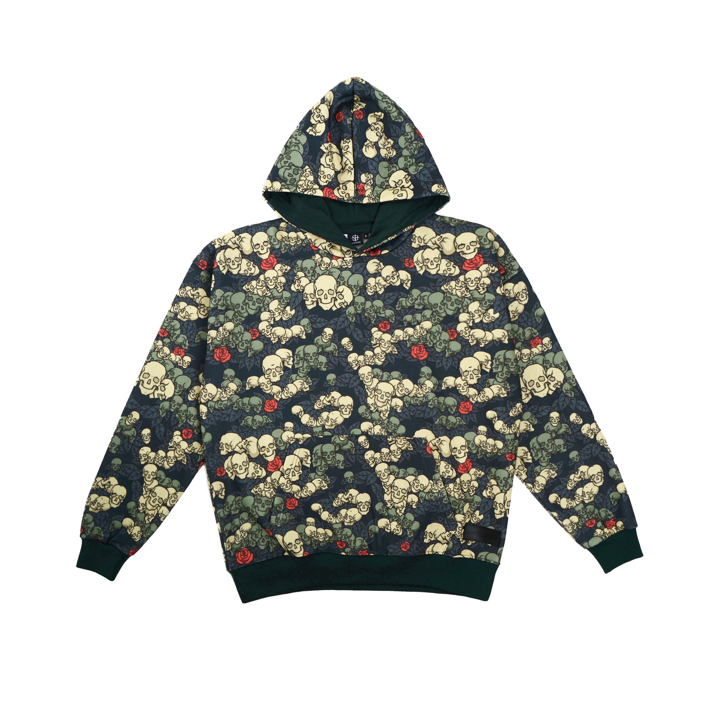 Skull and roses store hoodie