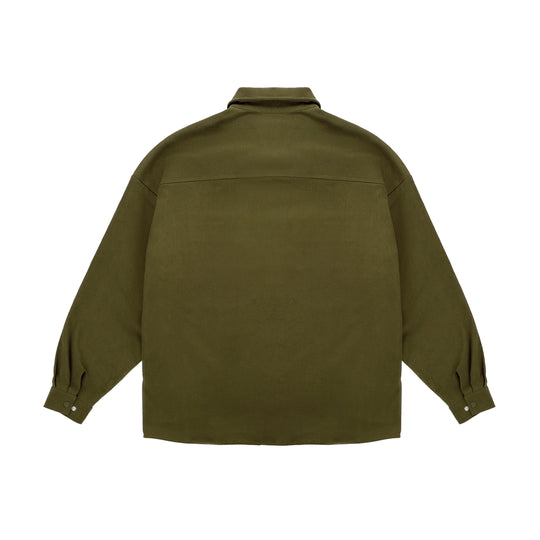 Cargo Overshirt in Moss Green