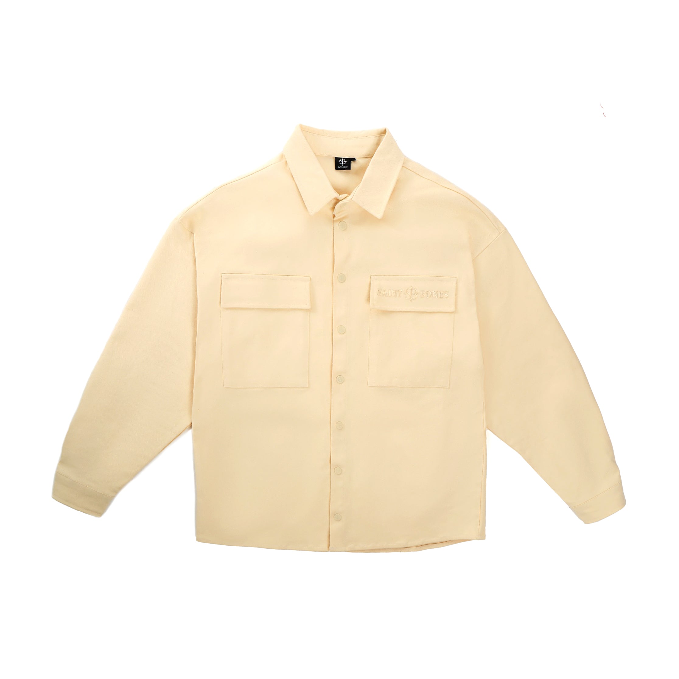 Cargo Overshirt in Eggshell