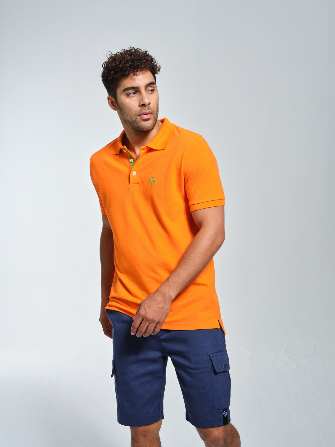 SB Fifty-three Polo in Vibrant Orange