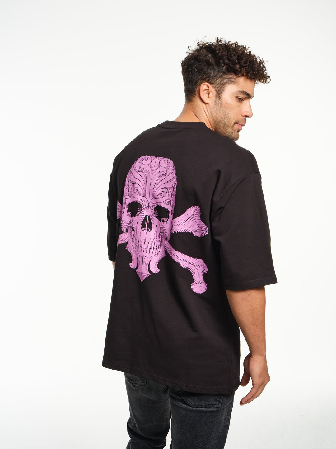 Black & Lavender Roger T-shirt
