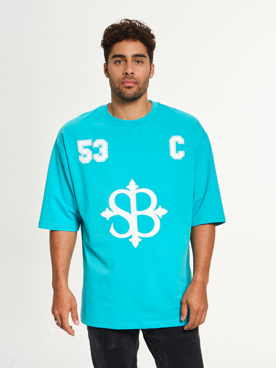 Fifty-three Turquoise Blue T-shirt