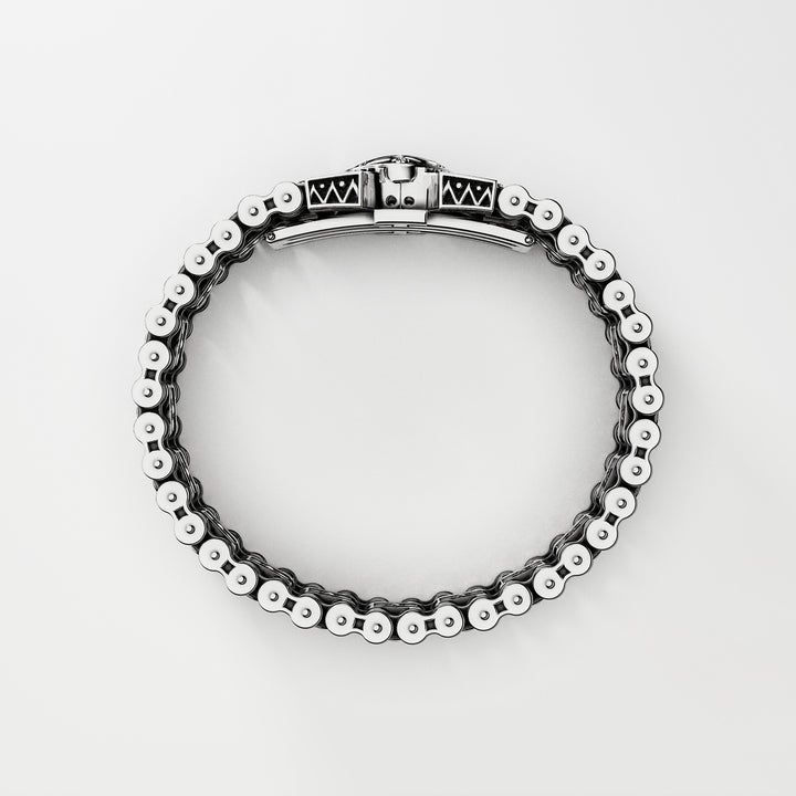 Indian Sapphire Bracelet in Sterling Silver