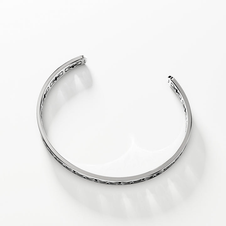 Leger Openwork Small Cuff Bracelet in Sterling Silver