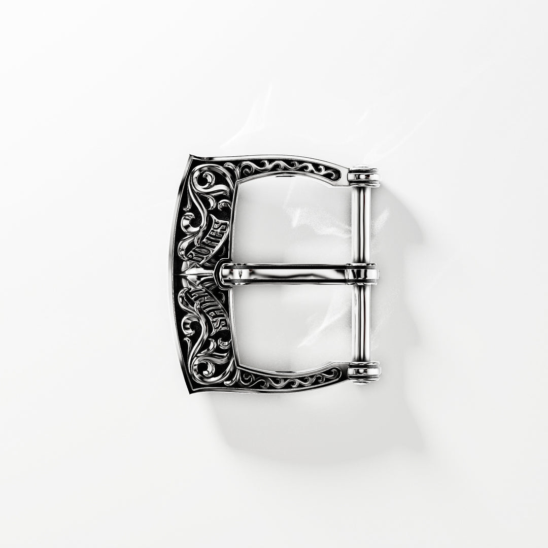 Signature Buckle in Sterling Silver