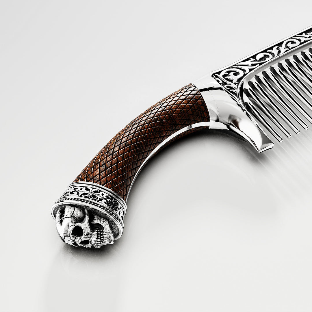 Vixere Ironwood Comb in Sterling Silver