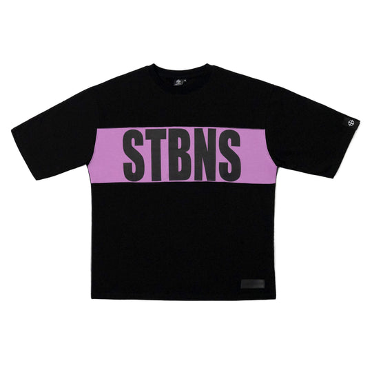 STBNS T-shirt in Black & Lavender