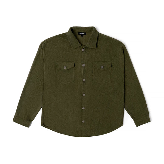 SB Corduroy Shirt in Moss Green