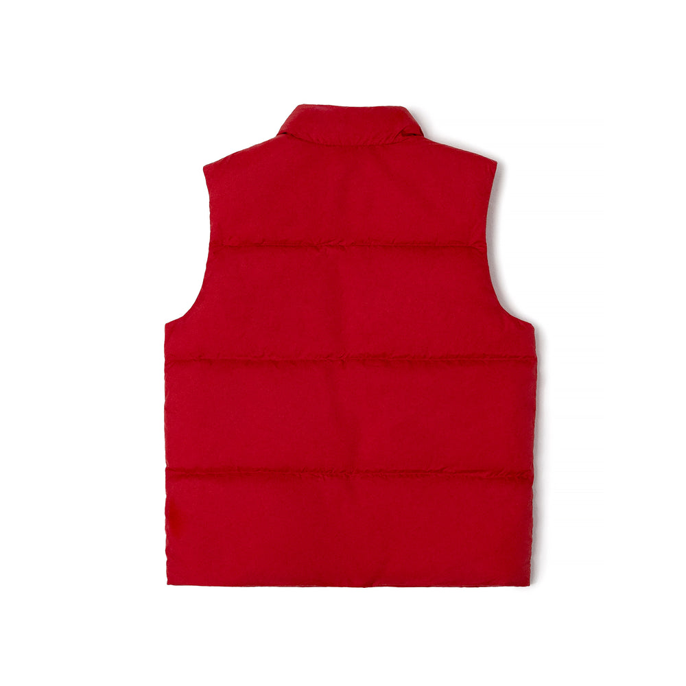 SB Puffer Vest in Carmine Red