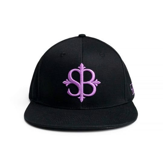SB Motif Signature Lavender on Black Snapback