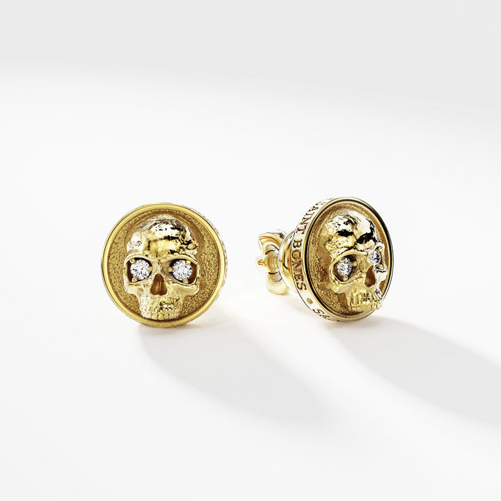 Vixere Stud Earring in 18k Gold