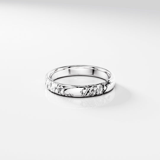 Century Band Ring in Sterling Silver, 3.5 mm