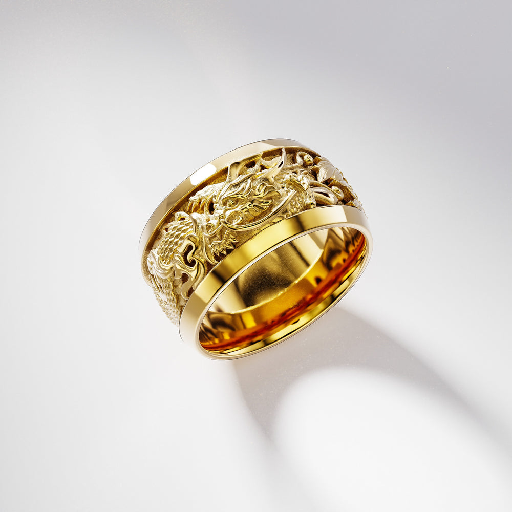 Elements Kagutsuchi Ring in 18k Gold
