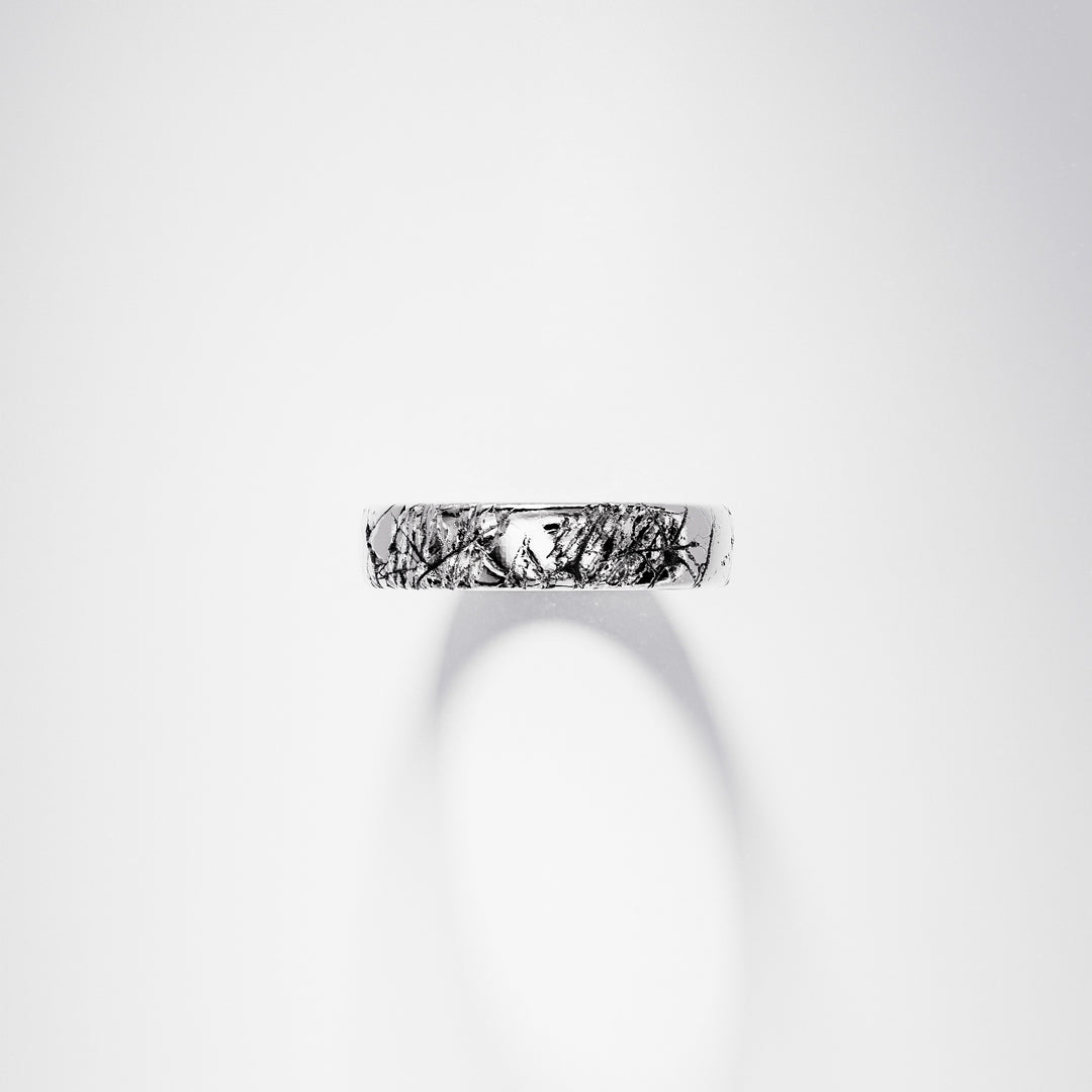 Century Band Ring in Sterling Silver, 4.5 mm