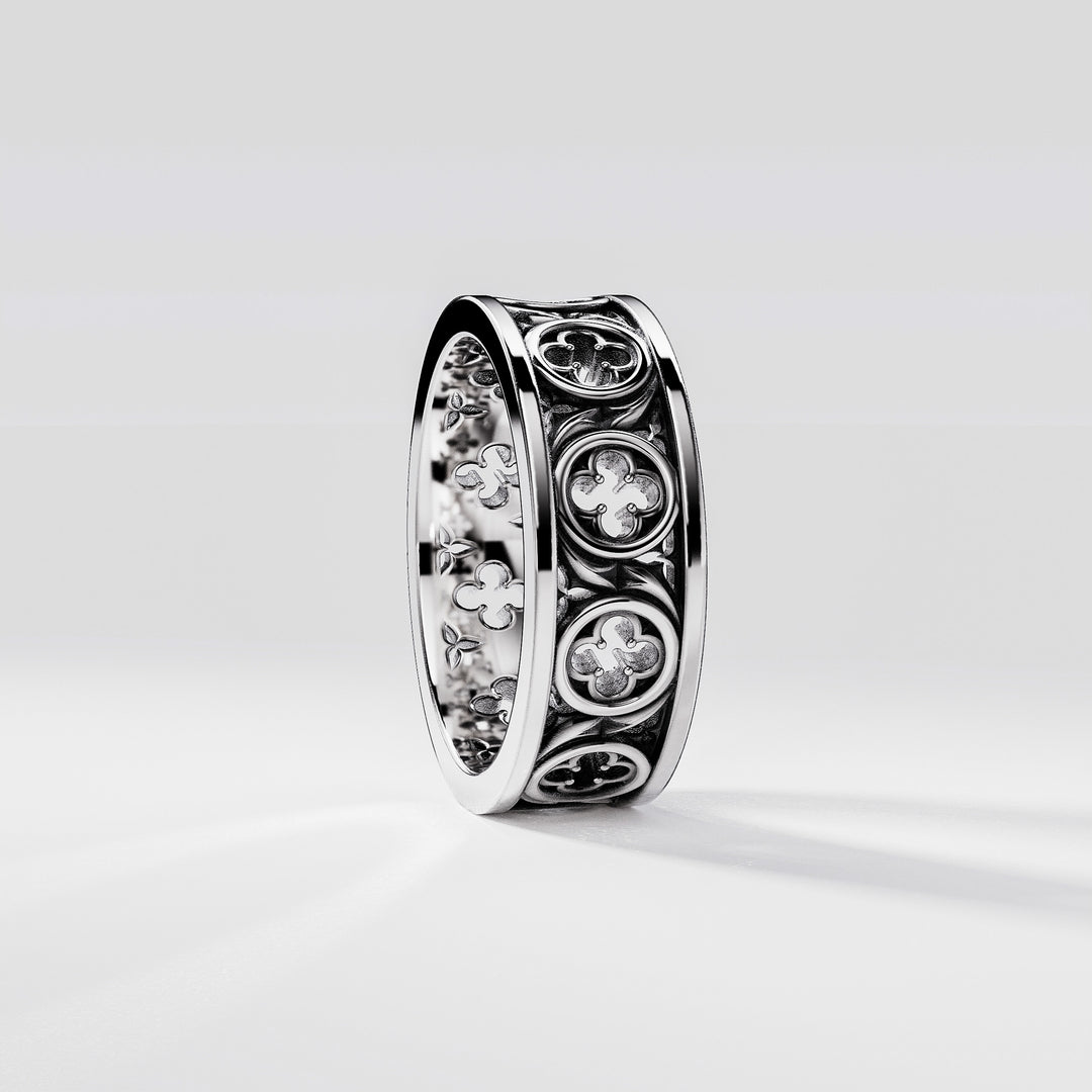 Le tour Band Ring in Sterling Silver