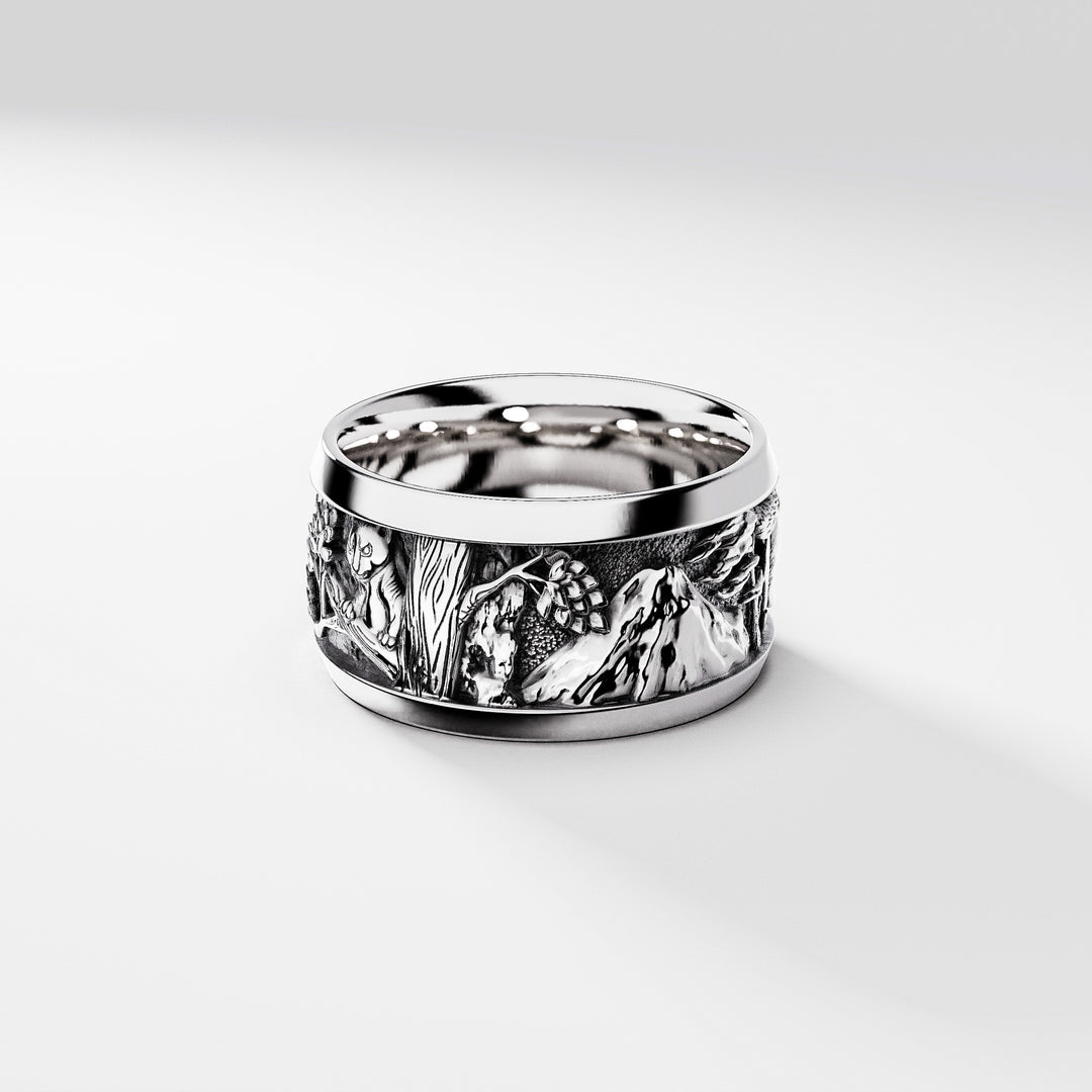 Elements Inari Ring in Sterling Silver