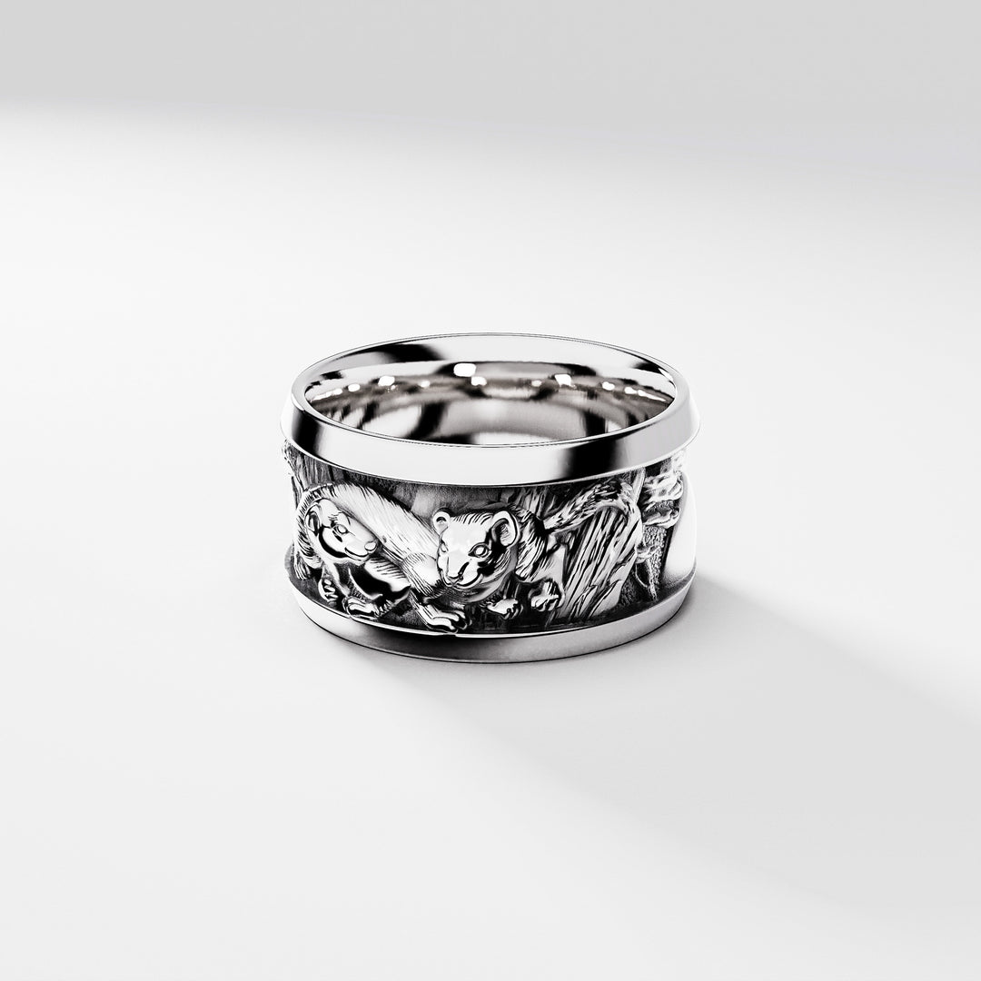 Elements Inari Ring in Sterling Silver