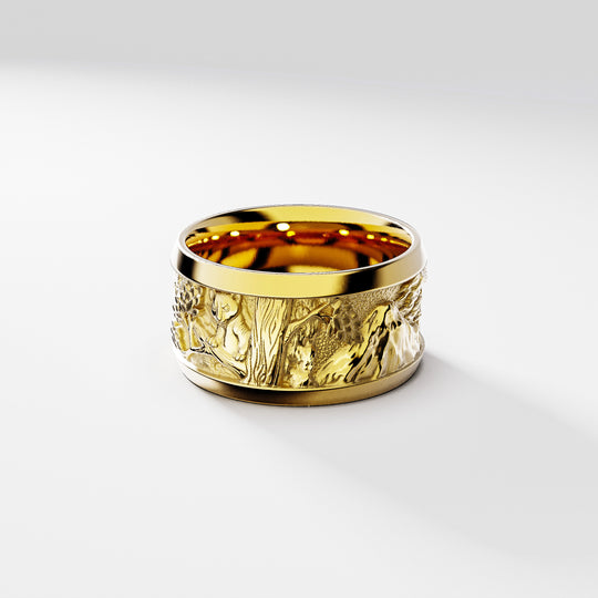 Elements Inari Ring in 18k Gold