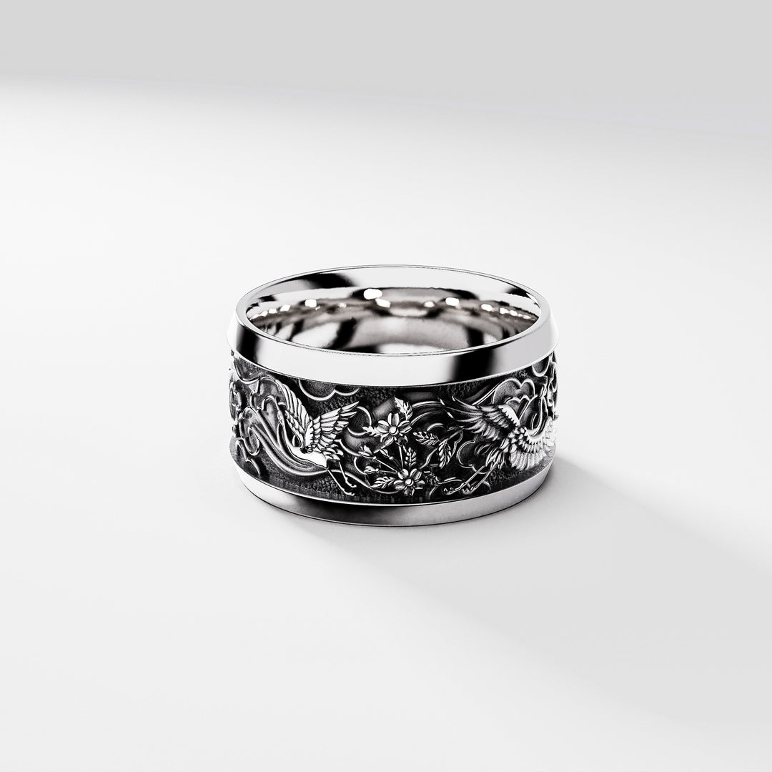 Elements Amaterasu Ring in Sterling Silver
