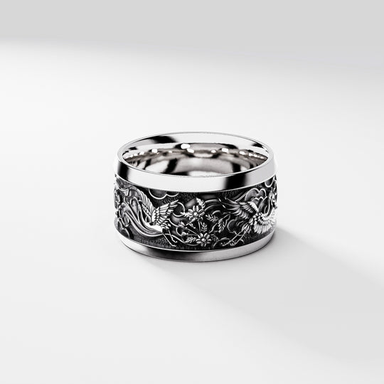 Elements Amaterasu Ring in Sterling Silver
