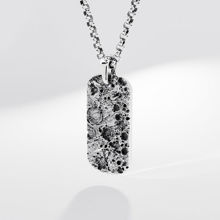 Moonshine Tag in Sterling Silver
