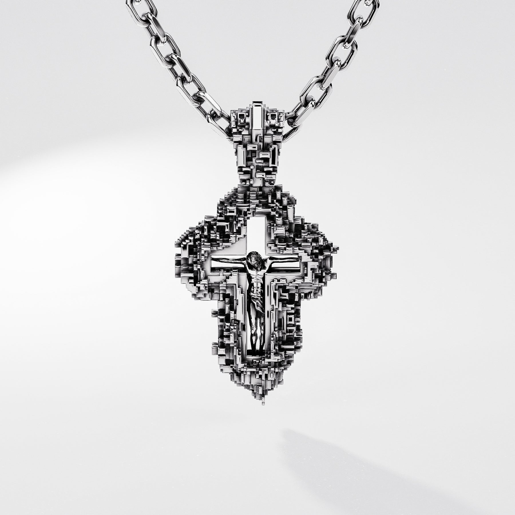 Children's Sterling Silver Cross Necklace With Silver Cross | Speidel