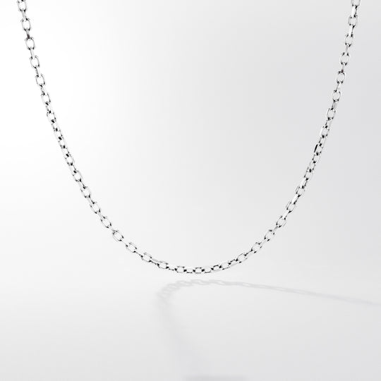 Anchor Chain Necklace in Sterling Silver, 4.3 mm