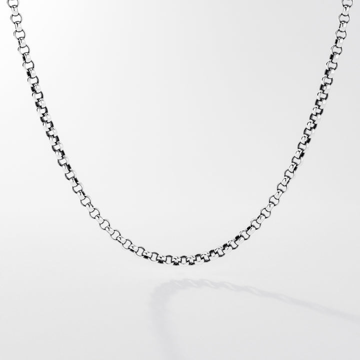 Rollo Chain Necklace in Sterling Silver, 1.8 mm