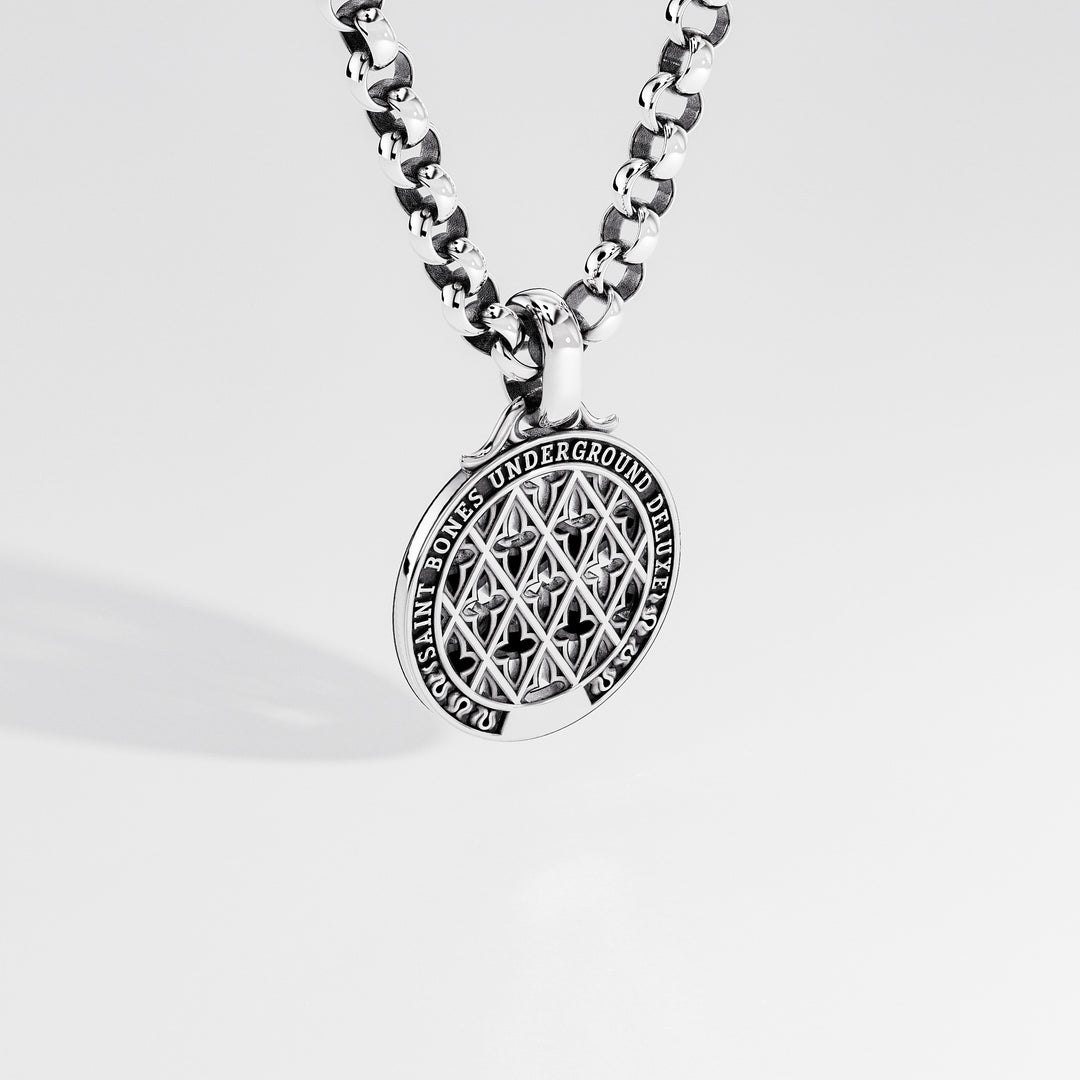 Libra Zodiac Amulet in Sterling Silver