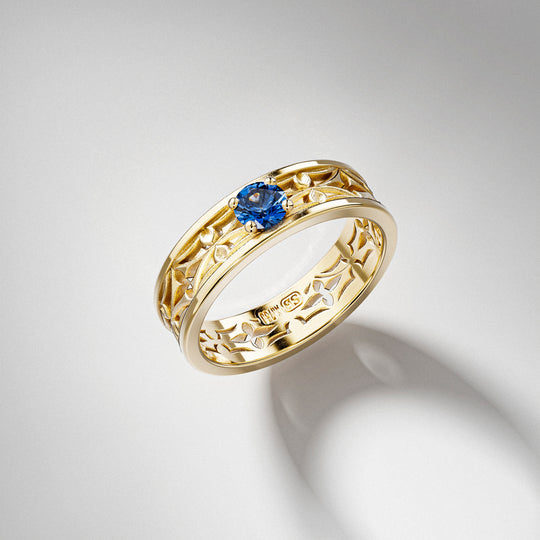 Leger Openwork Solitaire XL Sapphire
