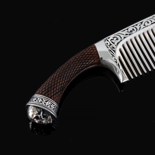 Vixere Ironwood Comb in Sterling Silver